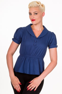 Endora Blouse Blue