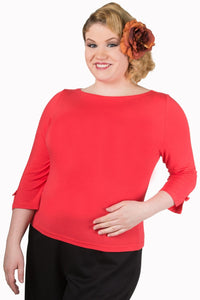 Modern Love Top Red