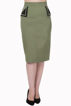 Load image into Gallery viewer, Green Pencil Skirt