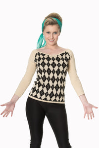 Great Heights Knit Top In Sand