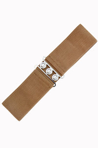 Vintage Stretch Belt Brown