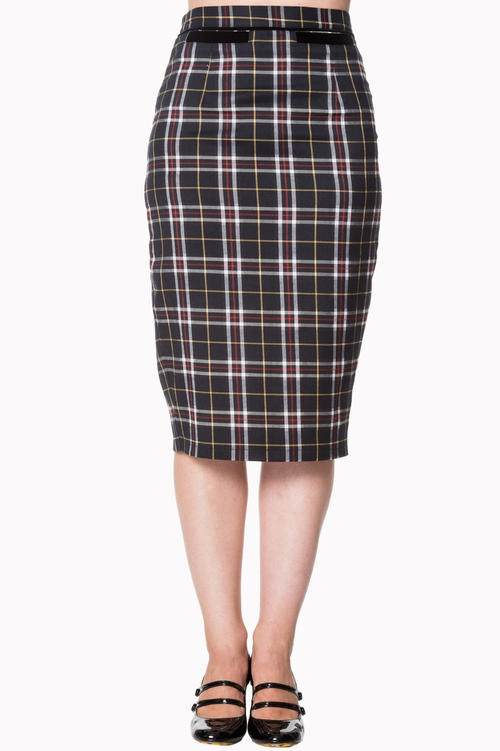 Bliss Pencil Skirt Tartan