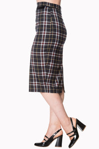 Bliss Pencil Skirt Tartan