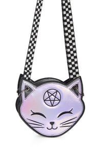 Pochi Handbag - Holographic Cat