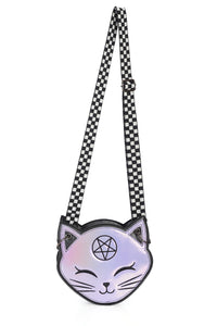 Pochi Handbag - Holographic Cat