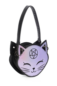 Pochi Handbag - Holographic Cat