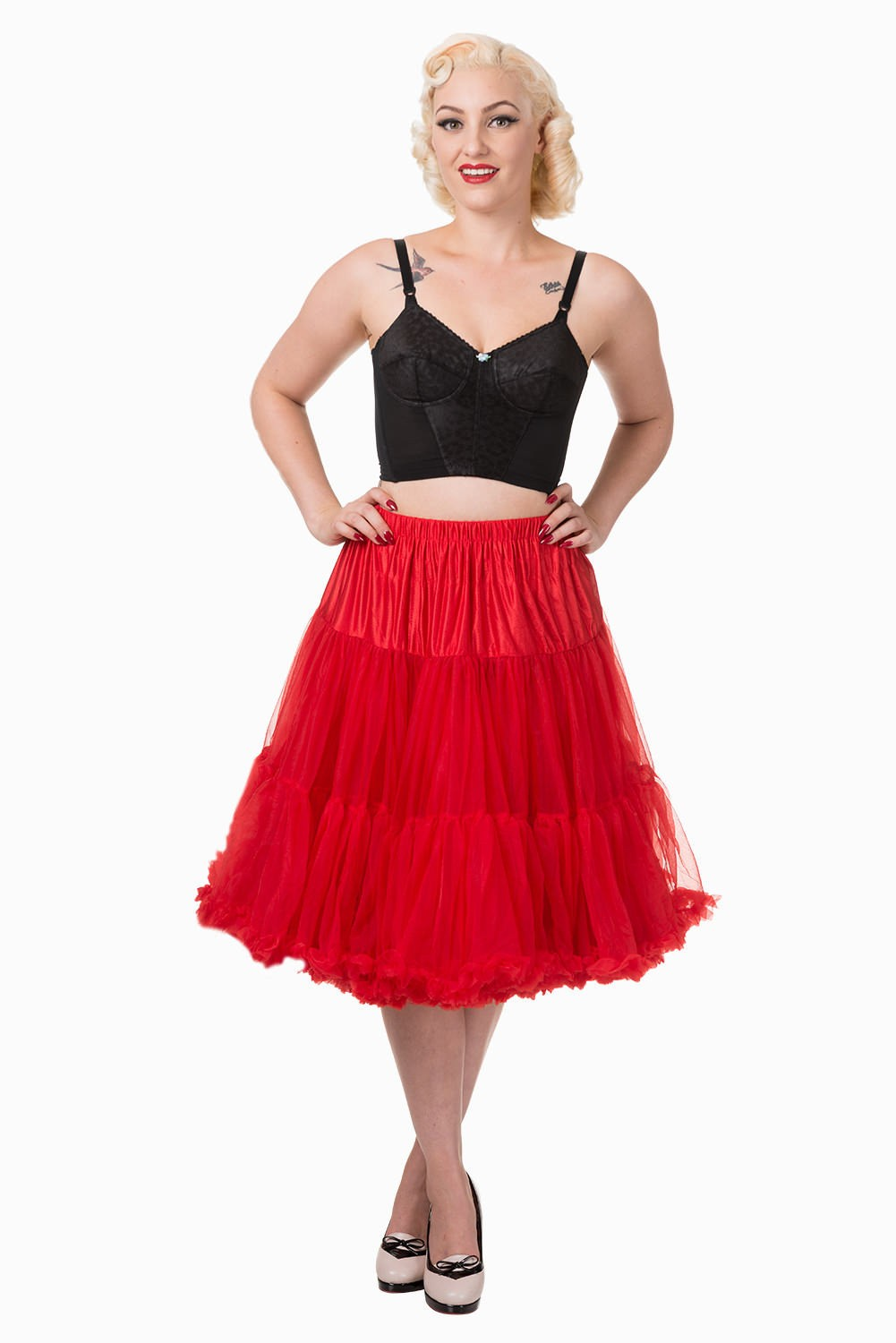 Lifeforms Petticoat Red by Banned 26 inch