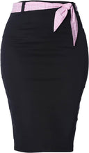 Load image into Gallery viewer, Grease Pencil Skirt Black