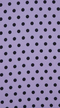 Load image into Gallery viewer, Matilda Lavender Polka Dot Wrap Dress