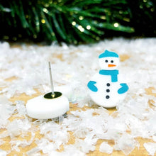 Load image into Gallery viewer, Snowman Stud Earrings