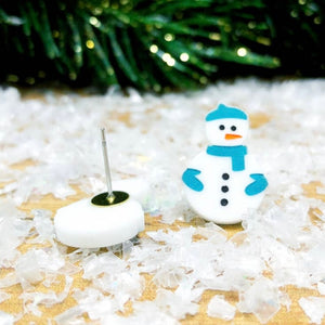 Snowman Stud Earrings