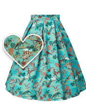 Load image into Gallery viewer, Carolyn Box Pleated Skirt in Dinosaur Print