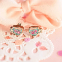 Load image into Gallery viewer, Teacup Wooden Earrings