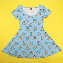 Load image into Gallery viewer, Cakeworthy Cookie Monster Skater Dress