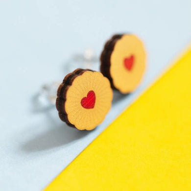 Jammy D’s Wooden Stud Earrings
