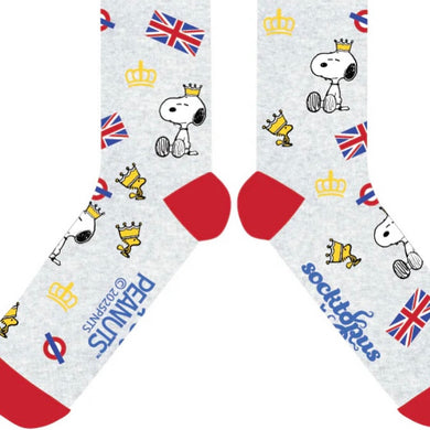 Peanuts in London Socks