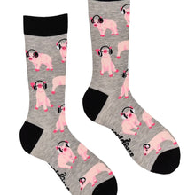 Load image into Gallery viewer, Pigs In Headphones Socks