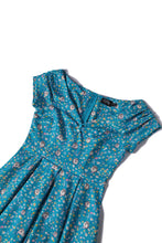 Load image into Gallery viewer, Lily Hedgehogs Blue Off Shoulder Dress
