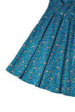 Load image into Gallery viewer, Lily Hedgehogs Blue Off Shoulder Dress