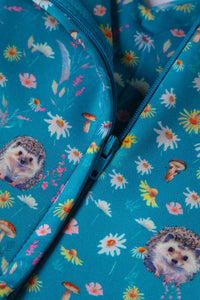 Lily Hedgehogs Blue Off Shoulder Dress