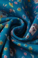 Load image into Gallery viewer, Lily Hedgehogs Blue Off Shoulder Dress