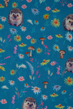 Load image into Gallery viewer, Lily Hedgehogs Blue Off Shoulder Dress