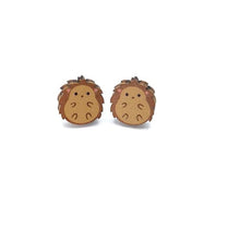 Load image into Gallery viewer, Hedgehog Stud Earrings