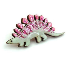 Load image into Gallery viewer, Stegosaurus Dino Pin Badge