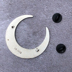 Moon Phases Crescent Enamel Pin