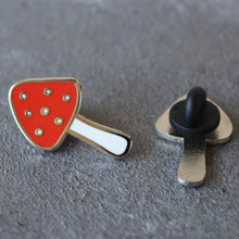 Load image into Gallery viewer, Toadstool Enamel Pin