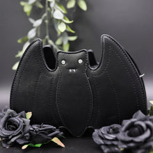 Load image into Gallery viewer, Black Bat Shoulder Bag