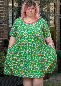 Rebel Romance x Dipstick Store Bugs Stretch Smock Dress