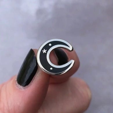 Mini Moon Enamel Pin