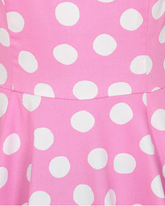 Lyra Polka Dot Swing Dress