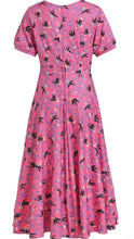 Load image into Gallery viewer, Julia Pink Swallow Sleeved Dress