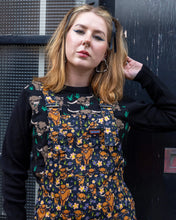 Load image into Gallery viewer, Highland Cows Stretch Twill Dungarees