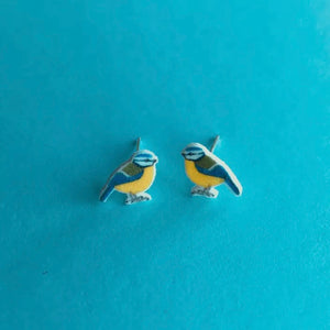 Blue Tit Earrings