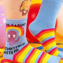 Load image into Gallery viewer, Love and Light Octopus Socks