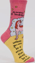 Load image into Gallery viewer, Always Be A Unicorn Women’s Socks
