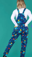 Load image into Gallery viewer, Dogs in Space Stretch Twill Dungarees