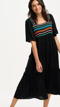 Load image into Gallery viewer, Selene Dress - Black, Ric Rac Rainbows