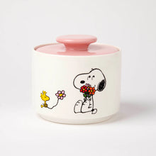 Load image into Gallery viewer, Peanuts Candy Jar Love is in Bloom