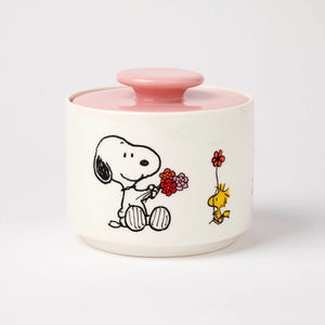 Peanuts Candy Jar Love is in Bloom