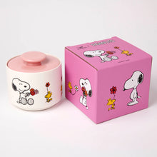 Load image into Gallery viewer, Peanuts Candy Jar Love is in Bloom