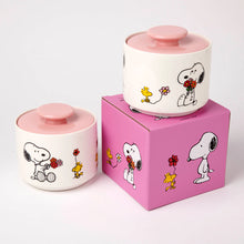 Load image into Gallery viewer, Peanuts Candy Jar Love is in Bloom