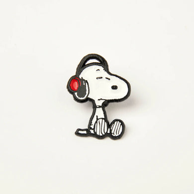 Peanuts Enamel Pin - Headphones