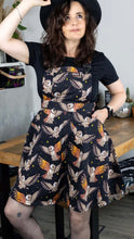 Load image into Gallery viewer, What A Hoot Owl Flared Pinafore Dress