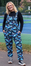 Load image into Gallery viewer, Rebel Romance Night Flight Stretch Dungarees 🦇