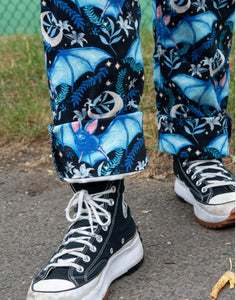 Rebel Romance Night Flight Stretch Dungarees 🦇