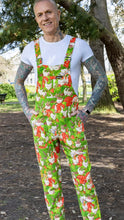 Load image into Gallery viewer, Run &amp; Fly x The Mushroom Babes In The Geese Garden Stretch Twill Dungarees